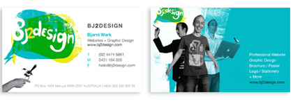 business card design