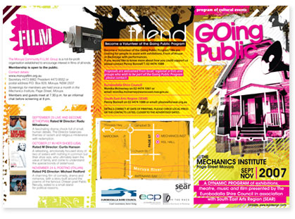 art brochure design