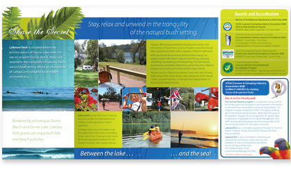 holiday brochure design