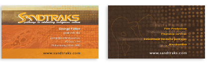 sandtraks george fallon business card