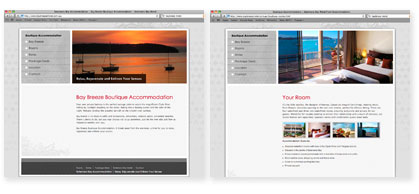 web design bay breeze motel